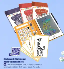 Bol.com Kidywolf Kidydraw Mini Tekentablet aanbieding