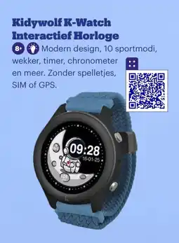 Bol.com Kidywolf K-Watch Interactief Horloge aanbieding
