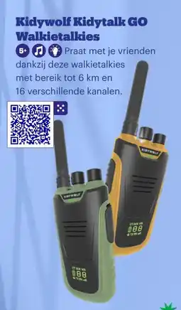 Bol.com Kidywolf Kidytalk GO Walkietalkies aanbieding