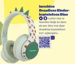Bol.com imoshion Draadloze Kinder-koptelefoon Dino aanbieding