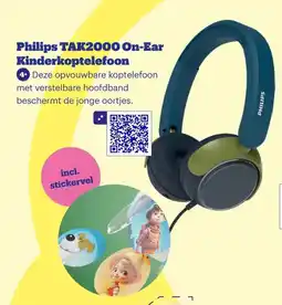 Bol.com Philips TAK2000 On-Ear Kinderkoptelefoon aanbieding