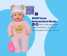 Bol.com BABY born Interactieve Rosie aanbieding