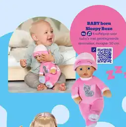 Bol.com Baby born sleepy roze aanbieding
