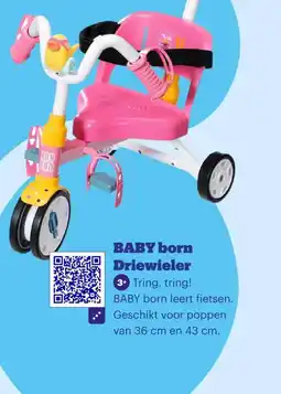 Bol.com BABY born Driewieler aanbieding