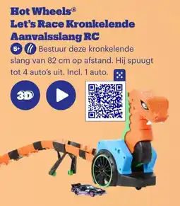 Bol.com Hot Wheels Let's Race Kronkelende Aanvalsslang RC aanbieding