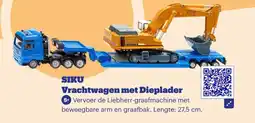 Bol.com SIKU Vrachtwagen met Dieplader aanbieding