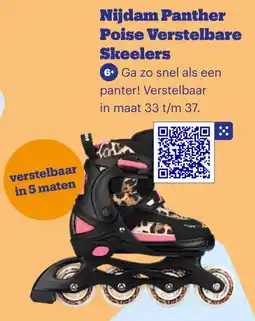 Bol.com Nijdam Panther Poise Verstelbare Skeelers aanbieding