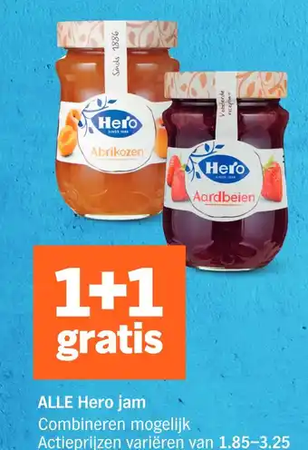 Albert Heijn ALLE Hero jam aanbieding
