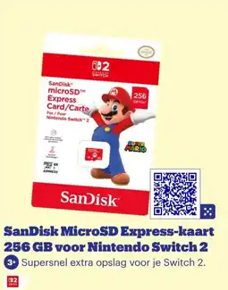 Bol.com SanDisk MicroSD Express-kaart aanbieding