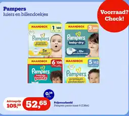Bol.com Pampers luiers en billendoekjes aanbieding