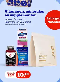 Bol.com Davitamon, Lucovitaal en Valdispert aanbieding