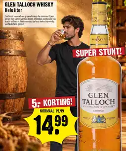 Dirck 3 Glen Talloch Blended Scotch Whisky Choice aanbieding
