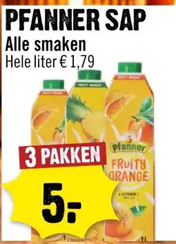 Dirck 3 Pfanner sap aanbieding