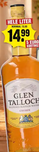 Dirck 3 Glen Talloch Blended Scotch Whisky Choice aanbieding