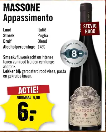 Dirck 3 Massone Appassimento aanbieding