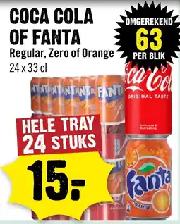 Dirck 3 Coca Cola of Fanta aanbieding