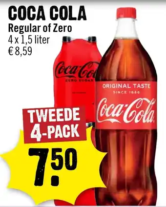 Dirck 3 Coca Cola Regular of Zero aanbieding