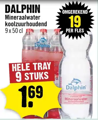 Dirck 3 Dalphin mineraalwater koolzuurhoudend aanbieding