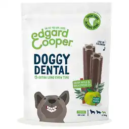 Pets Place Edgard&Cooper Doggy Dental Apple & Eucalyptus Oil - Gebitsverzorgende snacks - 7 stuks 105 g aanbieding