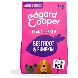 Pets Place Edgard&Cooper Plantbased Adult - Hondenbrokken - Rode biet&Pompoen 1 kg aanbieding