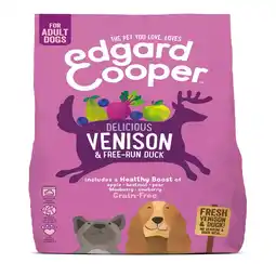 Pets Place Edgard&Cooper Delicious Venison Adult - Hondenbrokken - Hert&Eend&Appel 700 g aanbieding