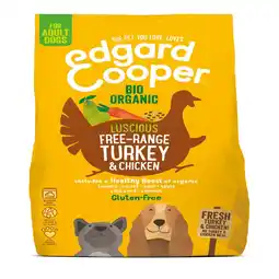 Pets Place Edgard&Cooper Bio Organic Turkey Adult - Hondenbrokken - Kalkoen&Kip&Wortel 700 g aanbieding