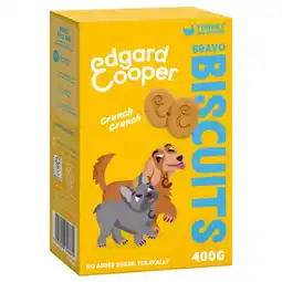Pets Place Edgard&Cooper Biscuits Turkey and Chicken - Kauwsnacks - 400 g aanbieding