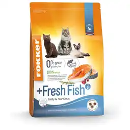 Pets Place Fokker Fresh Fish - Kattenbrokken - Zalm 2,5 kg aanbieding