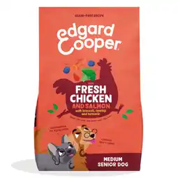 Pets Place Edgard&Cooper Fresh Chicken and Salmon Medium Senior - Hondenbrokken - 2,5 kg aanbieding