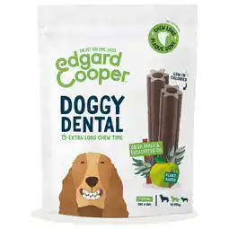 Pets Place Edgard&Cooper Doggy Dental Apple & Eucalyptus Oil - Gebitsverzorgende snacks - 7 stuks 160 g aanbieding