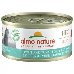 Pets Place Almo Nature HFC Cat Jelly Blik - Natvoer - 70 g Forel&Tonijn aanbieding