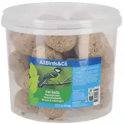 Pets Place AllBirds&Co Mezenbollen Zonder Net - Mezenbol - Emmer 35x90 g aanbieding