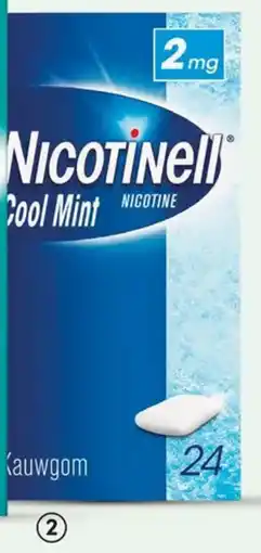 DA Nicotinell Coolmint Kauwgom 2 mg aanbieding