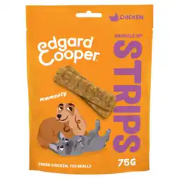 Pets Place Edgard&Cooper Stripes Chicken - Kauwsnacks - 75 g aanbieding