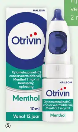 DA Otrivin Xylometazoline Neusspray Menthol aanbieding
