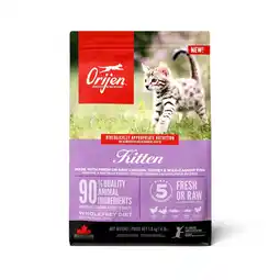 Pets Place Orijen Kitten - Kattenbrokken - Kip&Kalkoen&Zalm 1,8 kg aanbieding