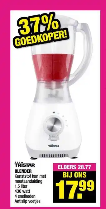 Big Bazar Tristar blender aanbieding