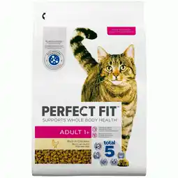 Pets Place Perfect Fit Kat Droog Adult - Kattenbrokken - Kip 2,8 kg aanbieding