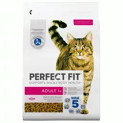 Pets Place Perfect Fit Kat Droog Adult - Kattenbrokken - Zalm 2,8 kg aanbieding