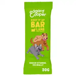 Pets Place Edgard&Cooper Bar Lamb and Turkey - Kauwsnacks - 30 g aanbieding