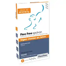 Pets Place Flea Free Spot-On Hond - Vlo - 40-60 kg 3 pip aanbieding