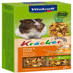 Pets Place Vitakraft Cavia Kracker - Knaagstick - Honing aanbieding