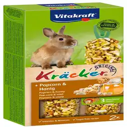 Pets Place Vitakraft Konijn Kracker - Knaagstick - Popcorn aanbieding