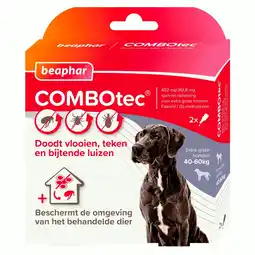 Pets Place Beaphar Combotec Hond 40-60Kg - Vlo - 40-60 kg 2 pip aanbieding