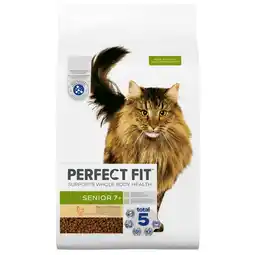 Pets Place Perfect Fit Kat Droog Senior - Kattenbrokken - Kip 7 kg aanbieding