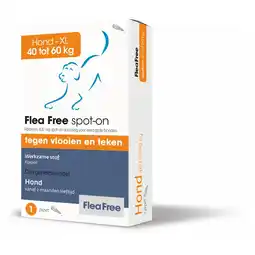 Pets Place Flea Free Spot-On Hond - Vlo - 40-60 kg 1 pip aanbieding