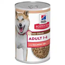 Pets Place Hill's Canine Blik Adult No Grain - Natvoer - 363 g Zalm aanbieding
