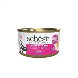 Pets Place Schesir Kat Bouillon - Natvoer - 70 g Kip&Ham aanbieding