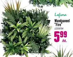 Hornbach Lafiora Wandpaneel "Fire" aanbieding