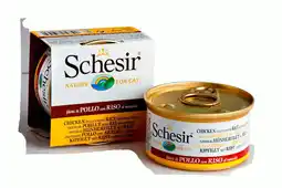 Pets Place Schesir Kat Blik Gelei Kip - Natvoer - 85 g Kip&Rijst aanbieding